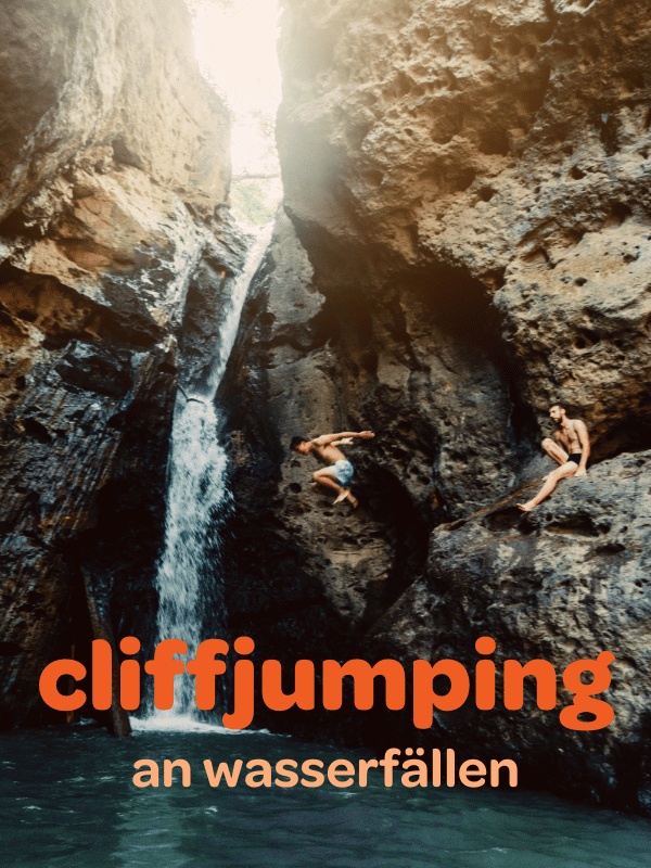 Cliffjumping an Wasserfällen
